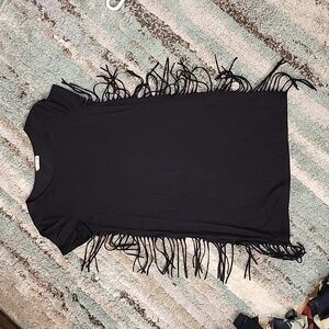 Cute, like new dress with fringe